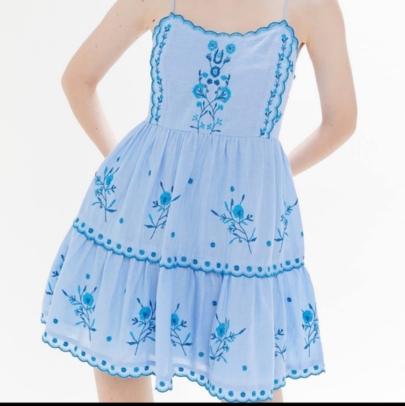 Blue Urban Outfitters Dress XS - Picture 3 of 6